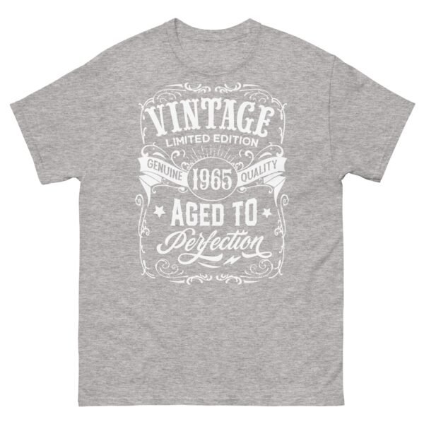Vintage 1965 Aged To Perfection T-Shirt 1965 Birthday Gift Tee - Image 13