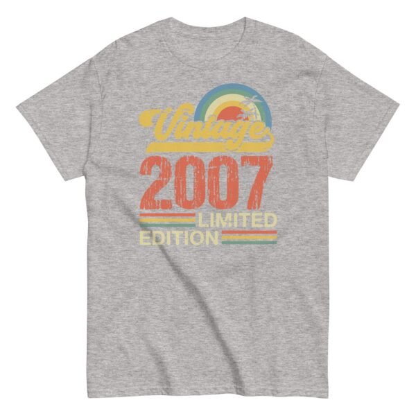 2007 Birthday Gift T-shirt Limited Edition T-shirt