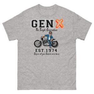 GEN X Est. 1974 T-shirt Birthday Gift For 1974 Birth Year