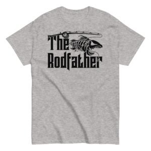The Rodfather T Shirt Gift For Fishing Dads