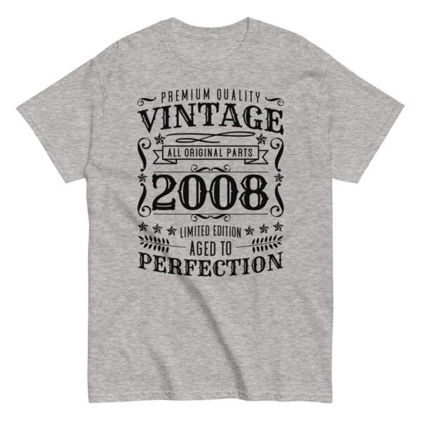 2008 Vintage Birthday T-shirt - Image 12