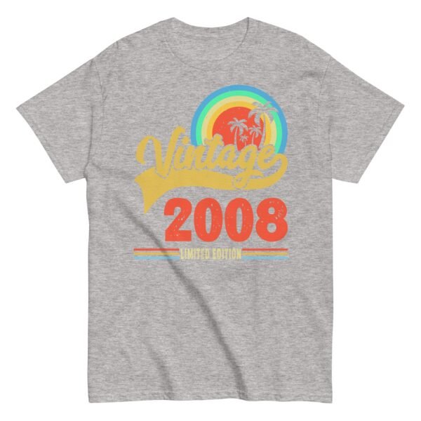 Vintage 2008 T-shirt Limited Edition 2008 Birthday T Shirt - Image 14