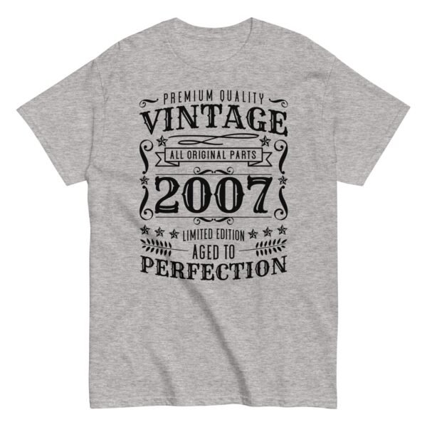 Vintage 2007 All Original Parts Birthday T-shirt - Image 12