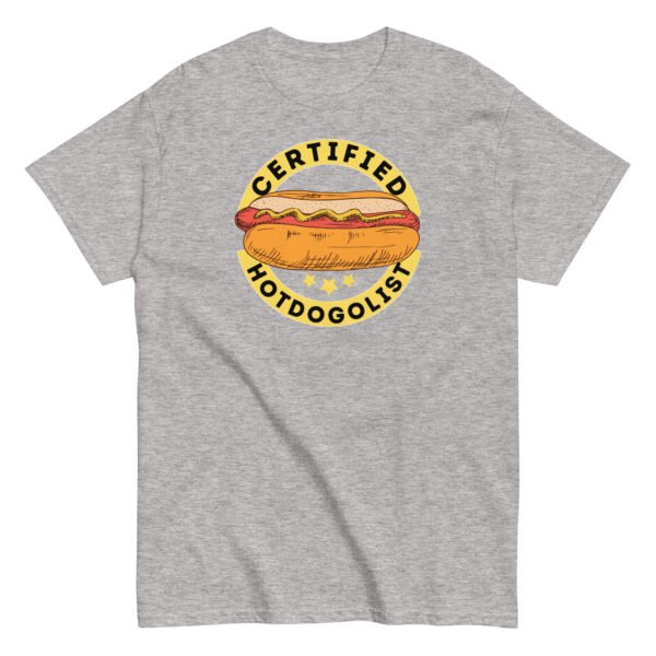Certified Hotdogologist Funny BBQ Gift Hotdog T-Shirt - Image 10