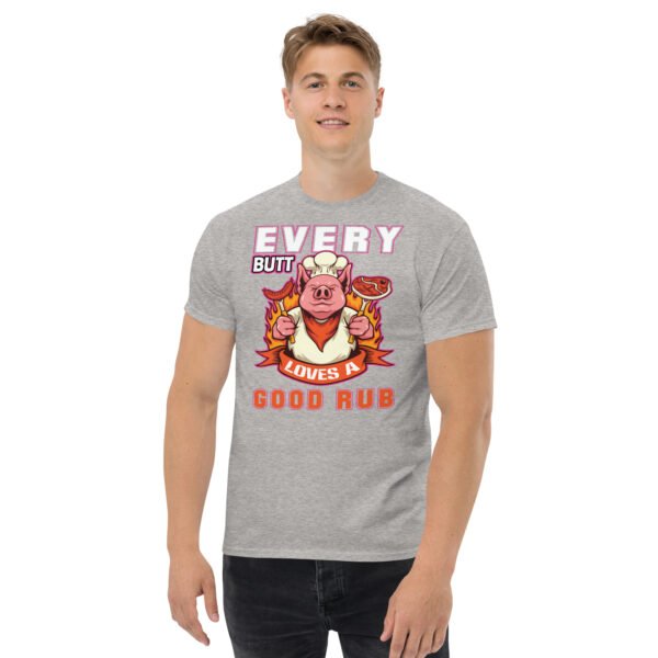 Every Butt Loves A Good Rub Funny BBQ T-shirt - Image 3