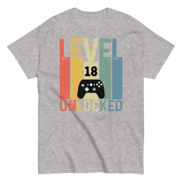 Level 18 Unlocked – 18th Birthday T-shirts for Gamers - Image 13