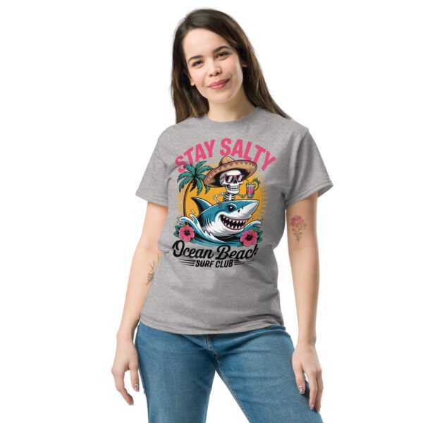 Stay Salty Ocean Beach Club Surf T-Shirt - Image 2