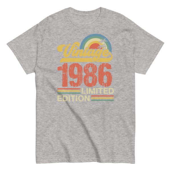 Vintage 1986 Limited Edition T-shirt 86 Birthday Gift - Image 14