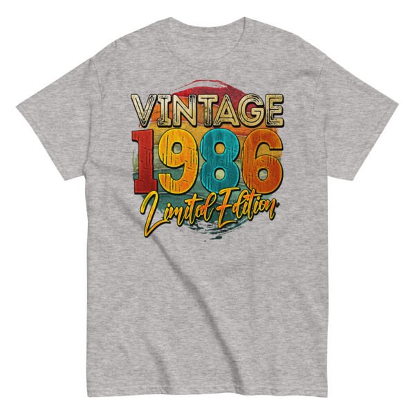 Vintage 1986 Limited Edition Birthday 86 T-shirt - Image 14