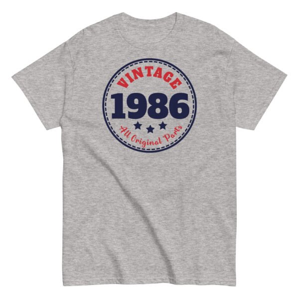 Vintage 1986 All Original Parts Retro T-shirt - Image 14
