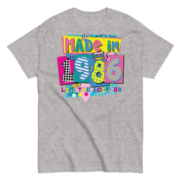 Made in 1986 Retro 80’s T-shirt 1986 Birthday Gift - Image 14