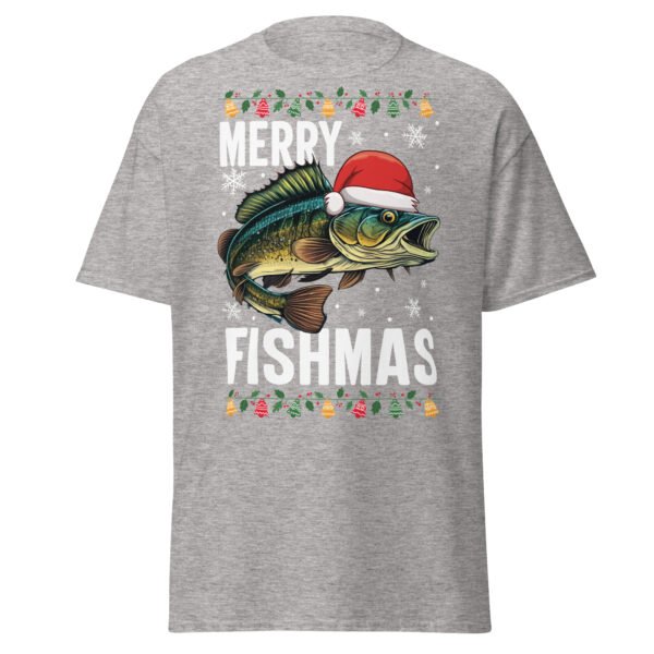 Merry Fishmas Christmas T-shirts For Men Who Fish - Image 13