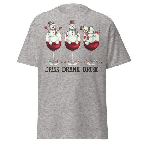 Drink Drank Drunk Funny Drinking Christmas T-shirt - Image 12