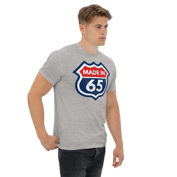 1965 Birthday T-Shirt Gift Made in 65 US Route Sign - Image 2