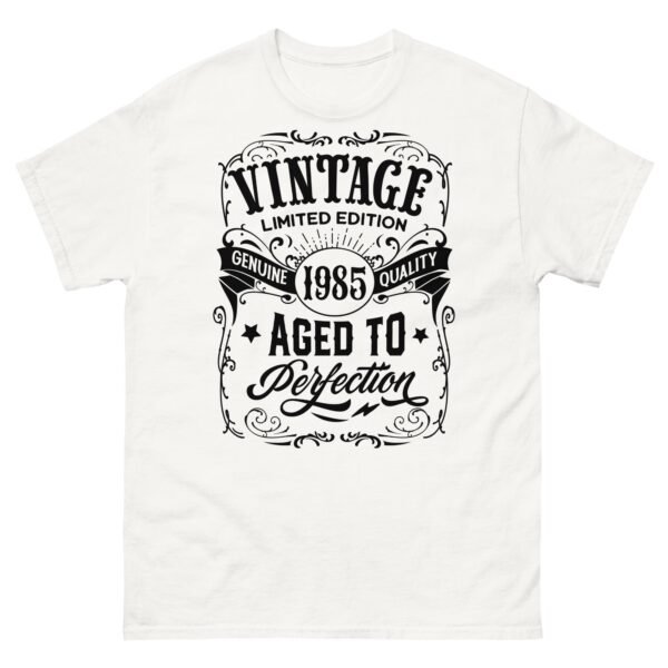 Vintage 1985 T-shirt 40th Birthday Gift Aged To Perfection T shirt - Image 13