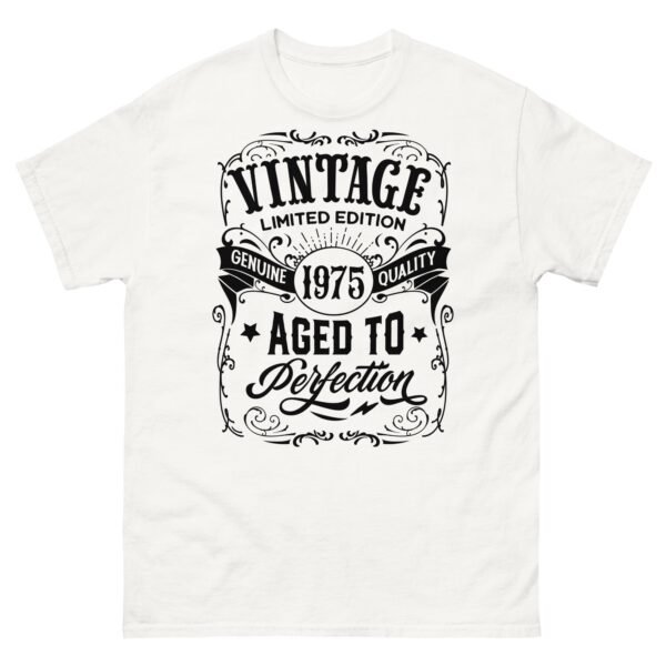 Vintage 1975 T-shirt Aged To Perfection 50th Birthday T shirt - Image 13