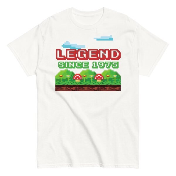Legend Since 1975 Retro Gaming T-shirt 50th Birthday Tshirt - Image 17