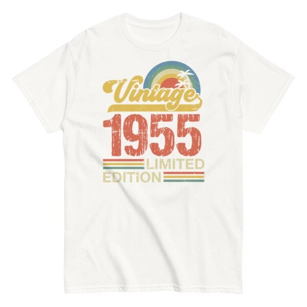 Vintage 1955 Limited Edition Birthday T-shirt Gift 1955 - Image 16