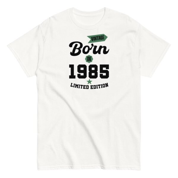 Born in 1985 Birthday T-shirt Vintage Birth Year 1985 - Image 15