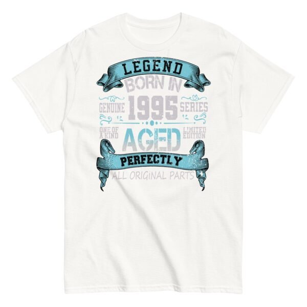 1995 Birthday Year Gift T-shirt Born In 1995 Legend Aged Perfectly - Image 17