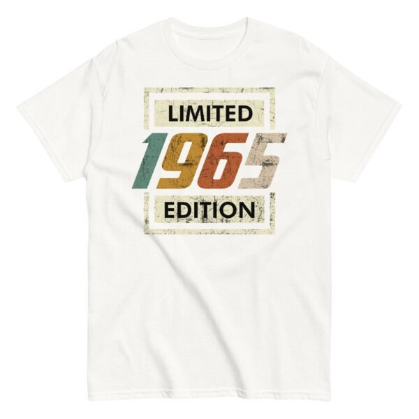 1965 Birthday Year Gift T-shirt Born In 1965 Limited Edition T-shirt - Image 17