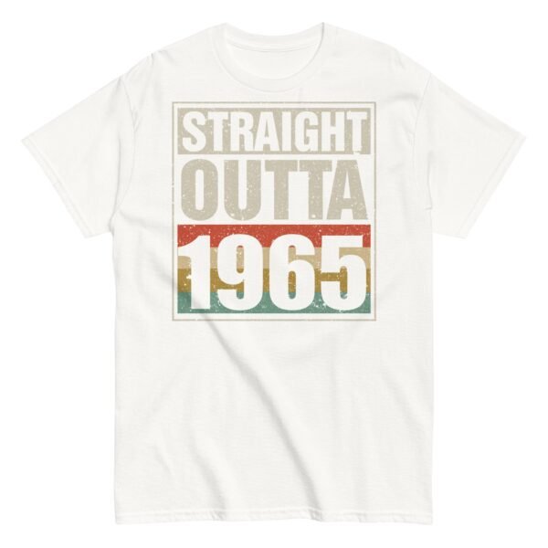 1965 Birthday Year Gift T-shirt Straight Outta 1965 T-shirt - Image 17