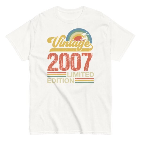2007 Birthday Gift T-shirt Limited Edition T-shirt - Image 17