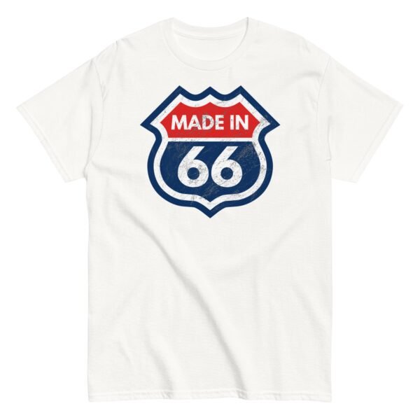 1966 Birthday Gift T-shirt Made in 66 US Route 66 Style - Image 18