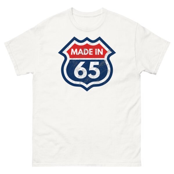 1965 Birthday T-Shirt Gift Made in 65 US Route Sign - Image 17