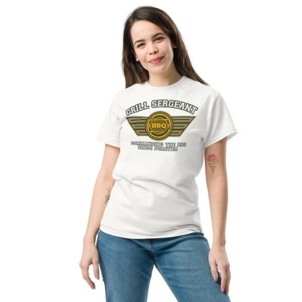 Grill Sergeant BBQ T Shirt Funny BBQ Gift T-shirts - Image 4