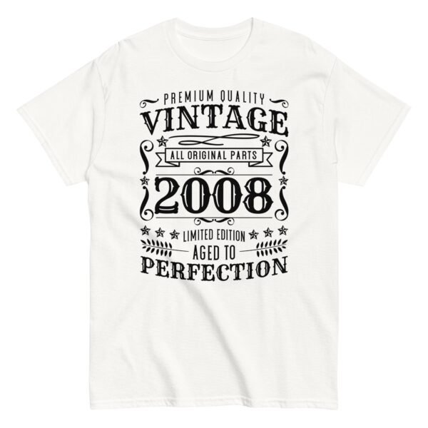 2008 Vintage Birthday T-shirt - Image 16