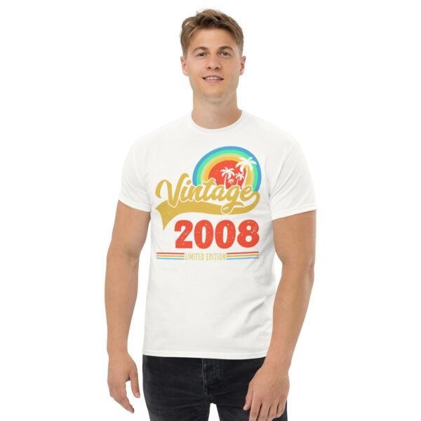 Vintage 2008 T-shirt Limited Edition 2008 Birthday T Shirt - Image 4