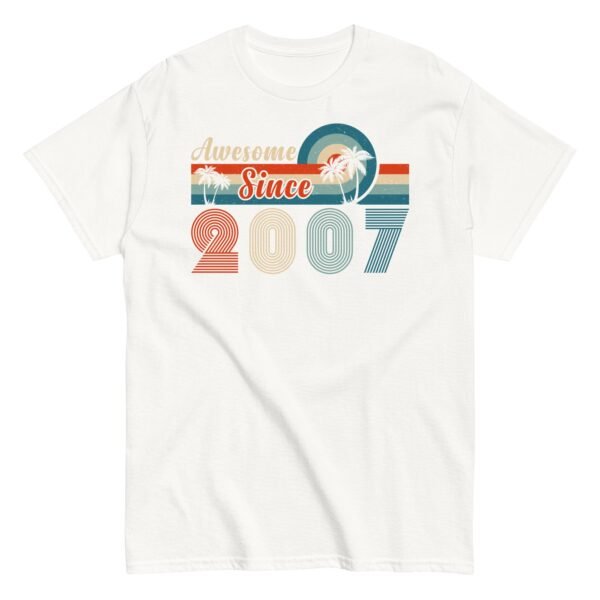 Awesome Since 2007 Birthday T-shirt Gift Idea - Image 15
