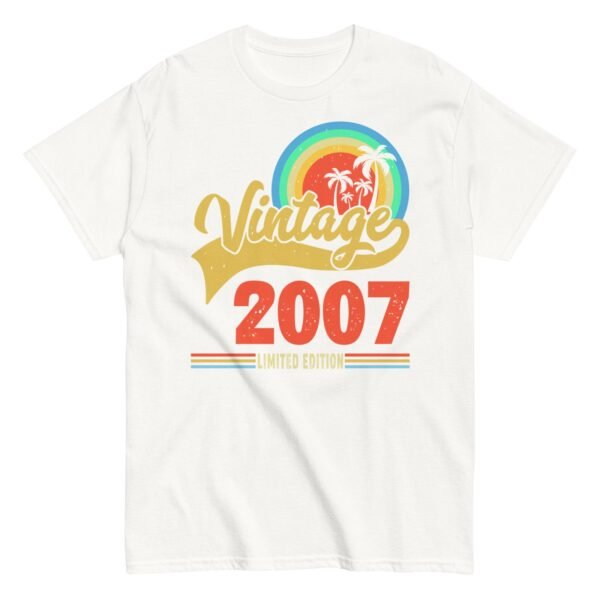 Vintage 2007 Limited Edition Birthday T-shirt Gifts - Image 17