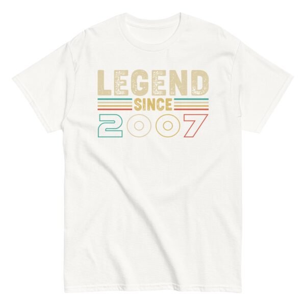 Legend Since 2007 T-shirts 18th Birthday Gifts - Image 17