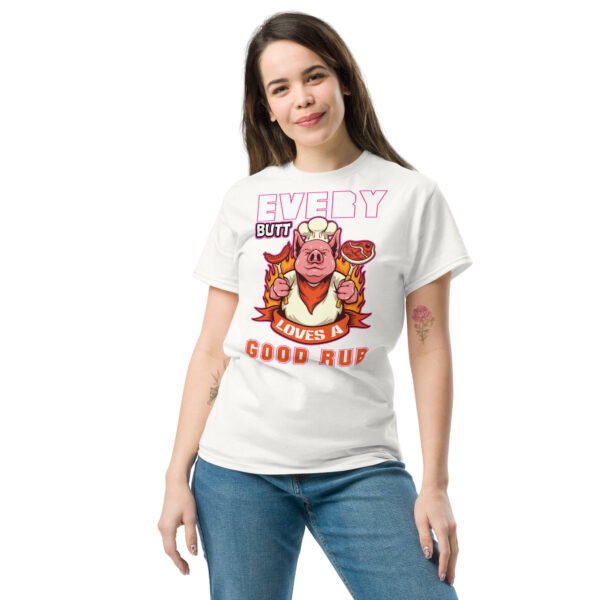 Every Butt Loves A Good Rub Funny BBQ T-shirt - Image 2