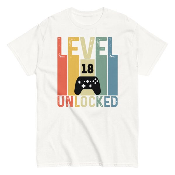 Level 18 Unlocked – 18th Birthday T-shirts for Gamers - Image 15