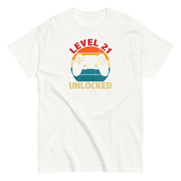 Level 21 Unlocked T-shirt 21st Birthday Gift T Shirts - Image 14