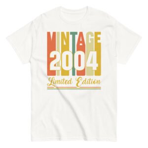 Vintage 2004 Limited Edition T-shirt Birthday T Shirts
