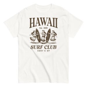 Retro Summer Hawaii Surf Club T-shirt