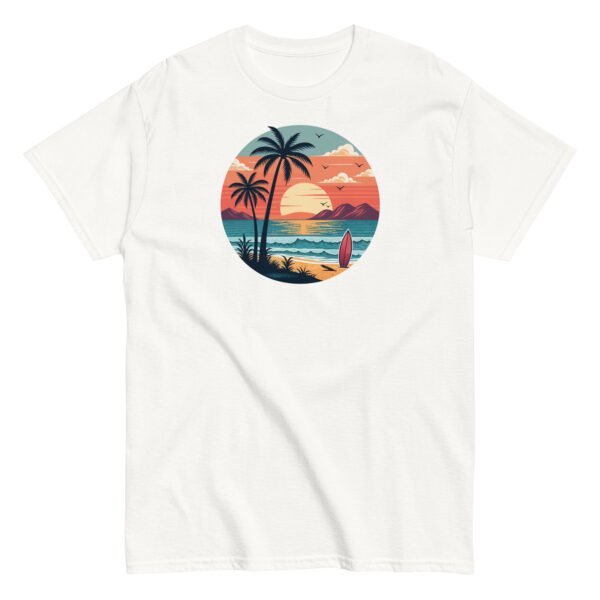 Retro Sunset Beach Surf T-shirt - Image 17