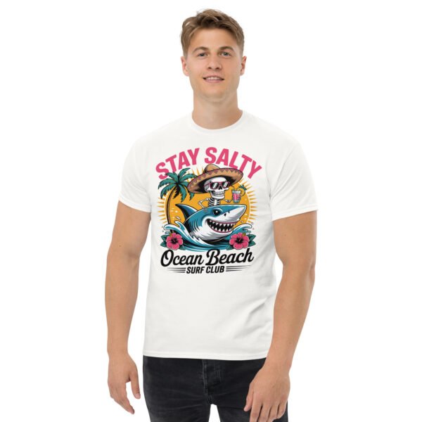 Stay Salty Ocean Beach Club Surf T-Shirt - Image 3