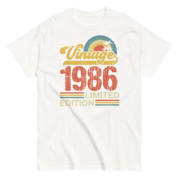 Vintage 1986 Limited Edition T-shirt 86 Birthday Gift - Image 17