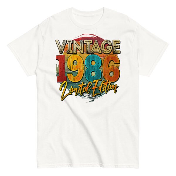 Vintage 1986 Limited Edition Birthday 86 T-shirt - Image 17