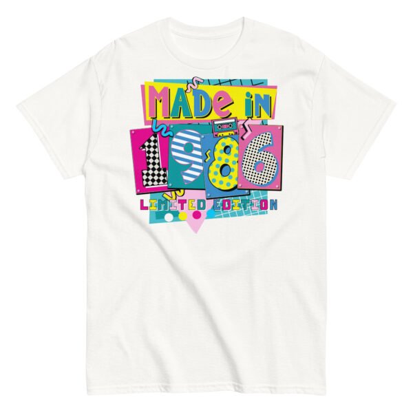 Made in 1986 Retro 80’s T-shirt 1986 Birthday Gift - Image 17