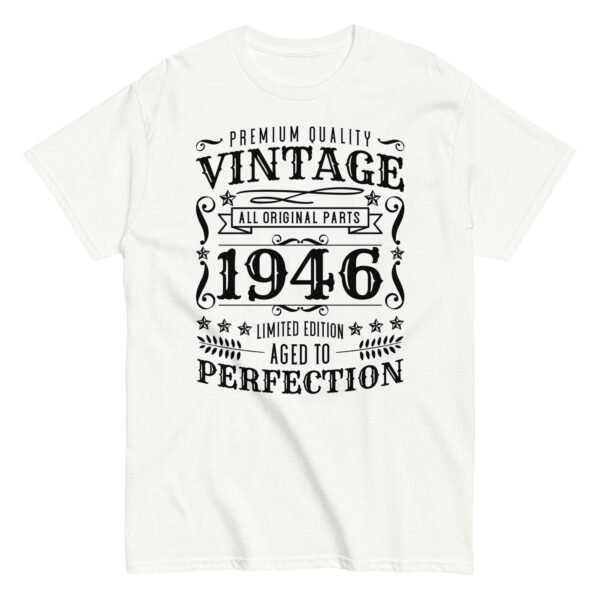 Vintage 1946 T-shirt Limited Edition Birthday Gift - Image 11