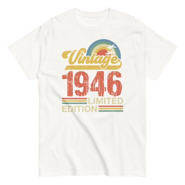 Vintage 1946 Birthday T-shirt Limited Edition Retro Gift - Image 11