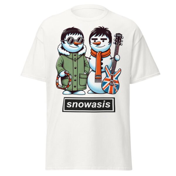 Snowasis Oasis Christmas T-shirt  Liam & Noel Gallagher Tshirt - Image 17