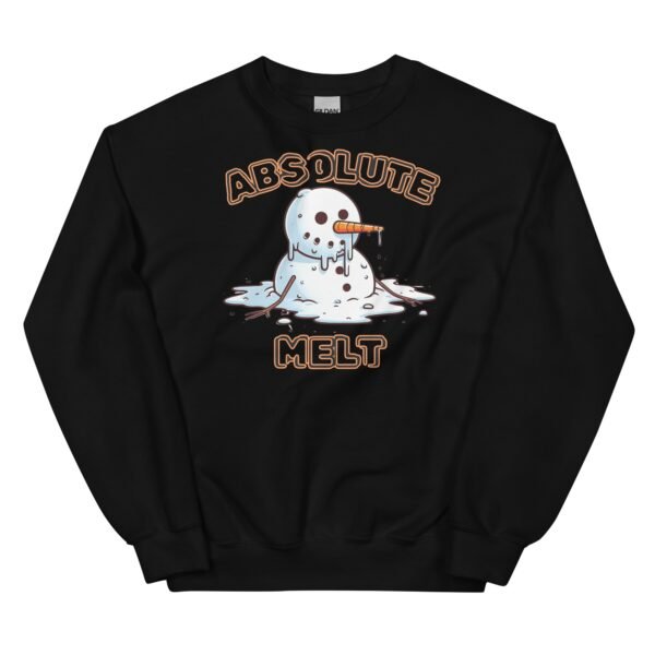 Absolute Melt Christmas Jumper Sweatshirt Funny Snowman - Image 2