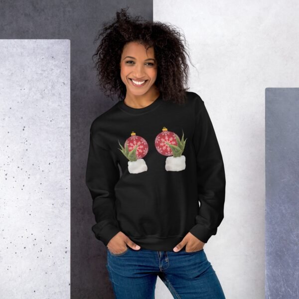 Grinch Pinch Baubles Funny Christmas Jumper - Image 2